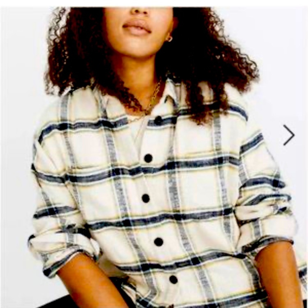 NWT Madewell ex-boyfriend Lisse button down blouse size 2X